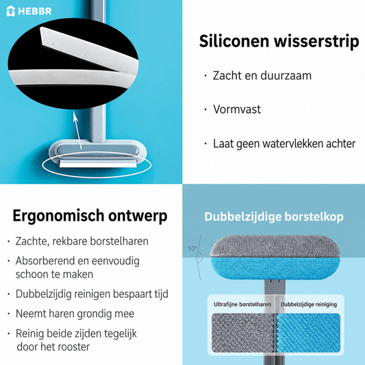 2-in-1 Multiborstel - Hebbr