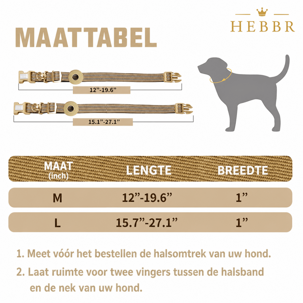 360° Reflecterende Halsband - Hebbr