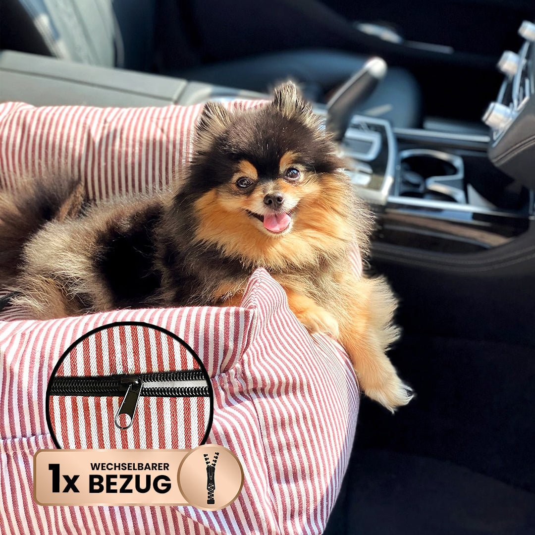 Ademend Autostoel Deksel voor Honden - Wasbaar, Inclusief riemt & Hygienische Bescherming - Hebbr