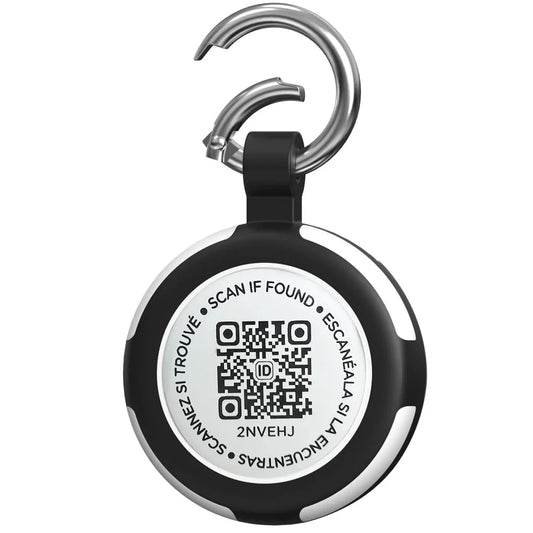 Aeris AirTag Beschermhoes | Waterdicht, Krasbestendig met QR-code - Hebbr