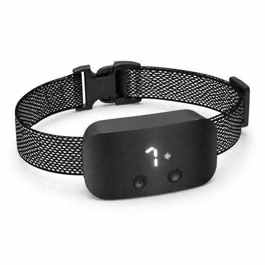 Antiblafhalsband | Slimme Vibratie, Waterdicht, USB Oplaadbaar - Hebbr