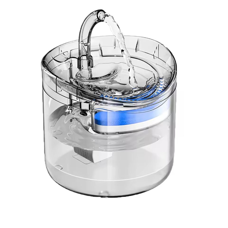 Automatische drinkfontein voor katten en honden met sensoractivatie en stil ontwerp - 2 liter - Hebbr