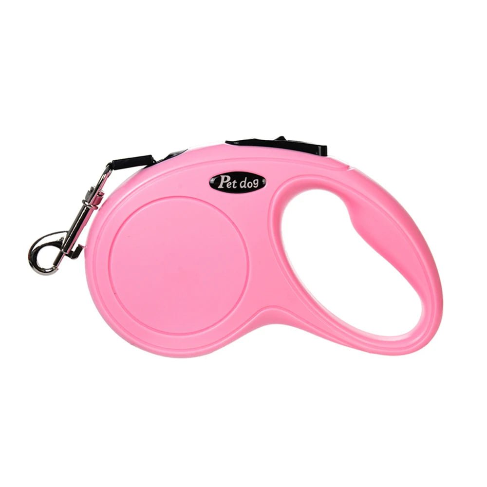 Automatische Flexi Hondenriem, Verstelbaar van Nylon, 3m en 5m, Geschikt voor Kleine en Middelgrote Honden - Hebbr