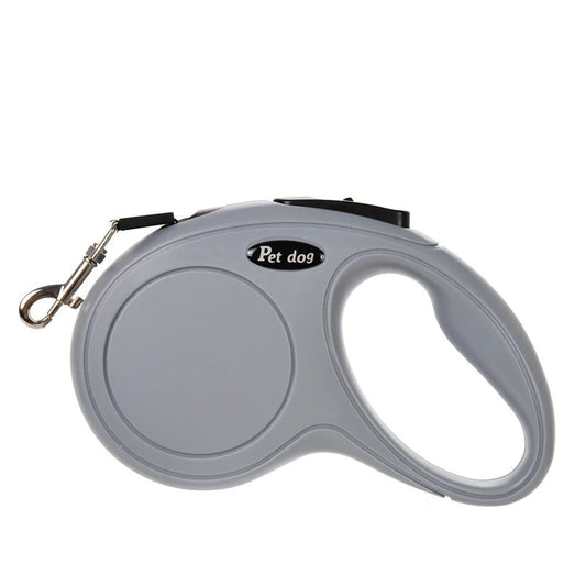 Automatische Flexi Hondenriem, Verstelbaar van Nylon, 3m en 5m, Geschikt voor Kleine en Middelgrote Honden - Hebbr