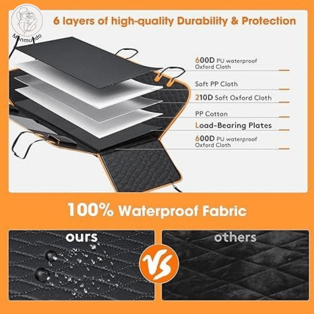 Autostoelhoes voor Huisdieren – Waterdicht, Duurzaam en Comfortabel - Hebbr