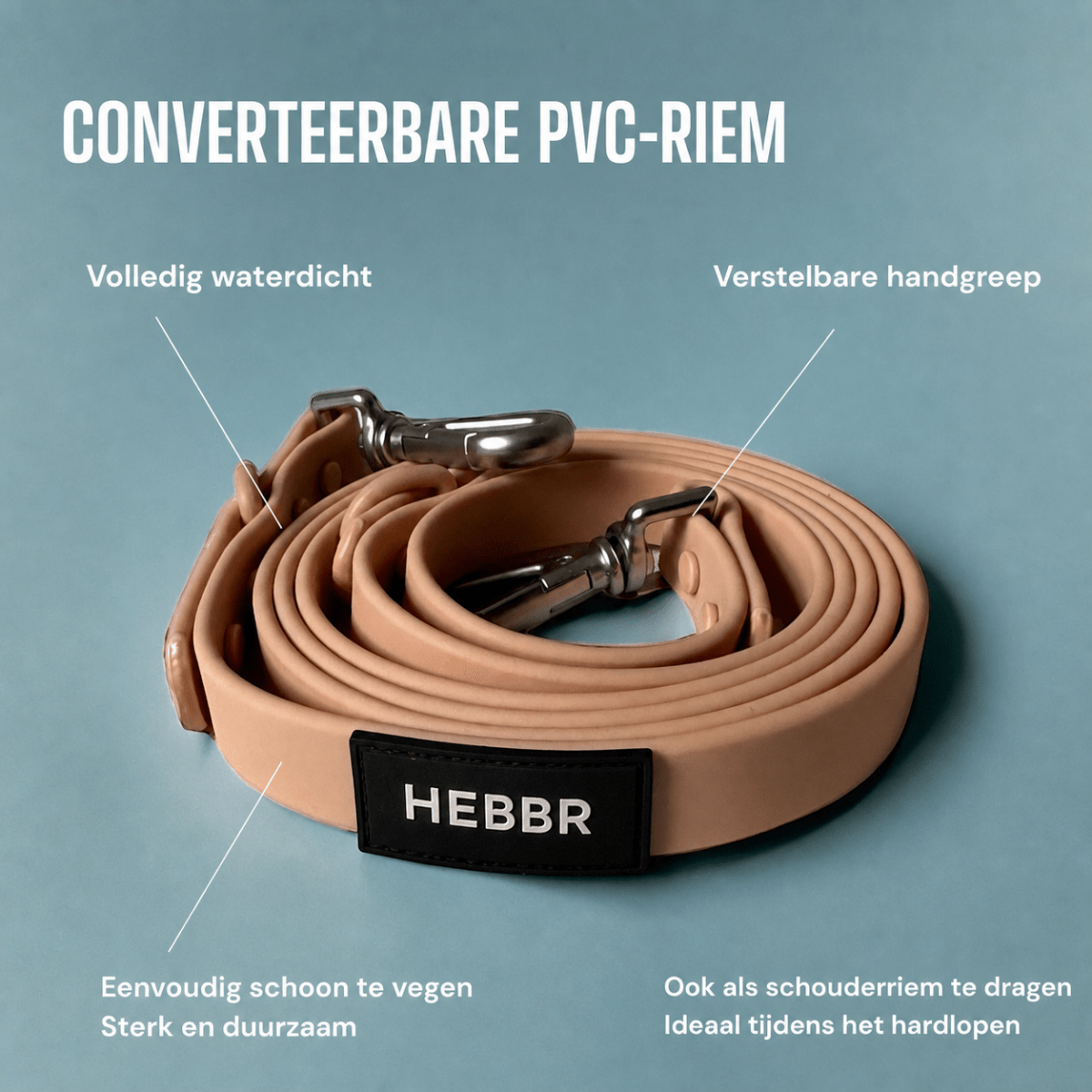 Converteerbare Hondenriem - Hebbr