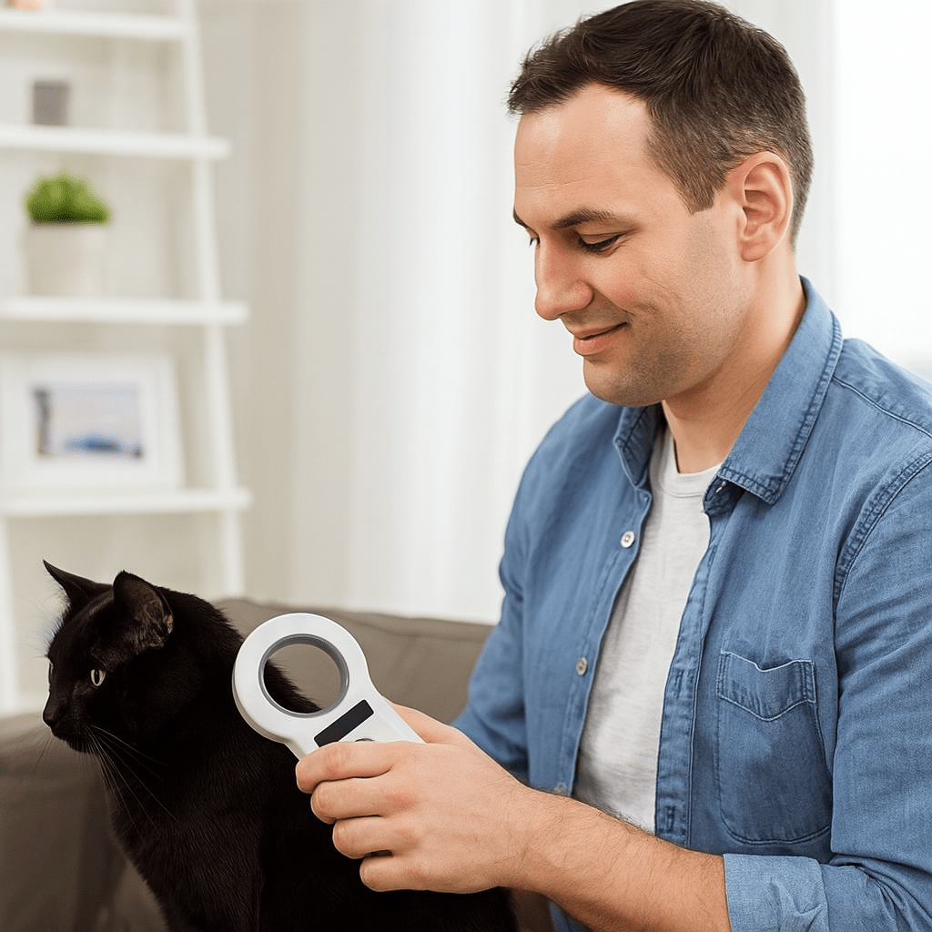 Dieren chiplezer Chipnox - OLED - display, USB - oplaadbaar, geschikt voor EMID en FDX - B chips - Hebbr