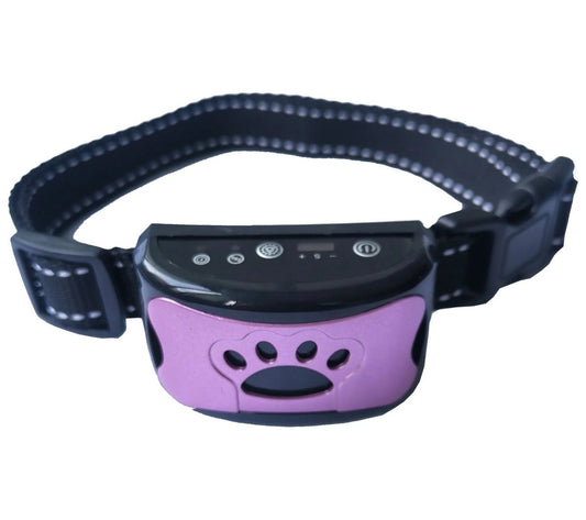 Diervriendelijke Anti - Blaas Halsband voor Honden - Verstelbaar, USB Oplaadbaar en Lichtgewicht - Hebbr