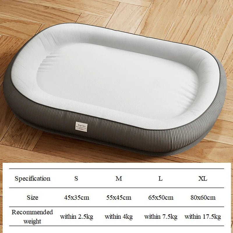 Dikke Orthopedisch Hondenbed met 3D Geheugenschuim - Comfortabel Hondenbedje voor Kleine en Middelgrote Honden - Hebbr