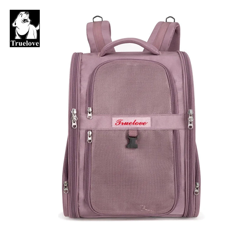 Draagbare Nylon Huisdier Rugzak voor Kleine Honden en Katten - Ademend en Comfortabel voor Reizen - Hebbr