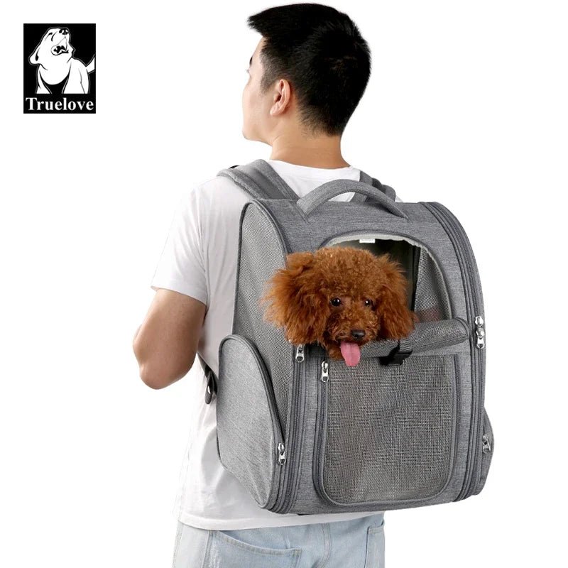 Draagbare Nylon Huisdier Rugzak voor Kleine Honden en Katten - Ademend en Comfortabel voor Reizen - Hebbr