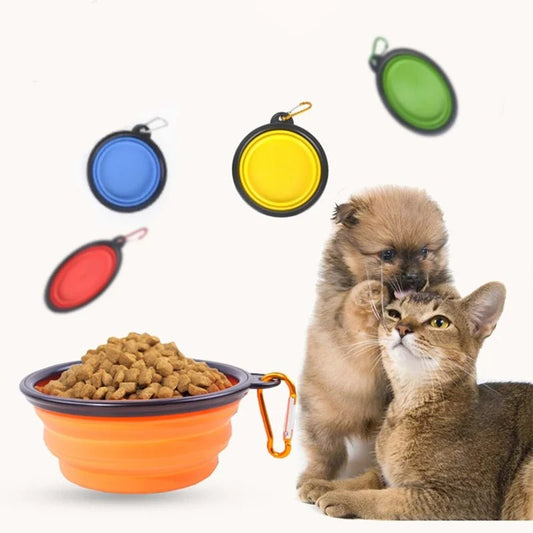Draagbare Voerbak Hond - Compact en Lichtgewicht, Ideaal voor Honden en Katten - Hebbr