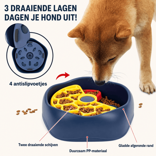 Drielaagse Voerbak - Hebbr