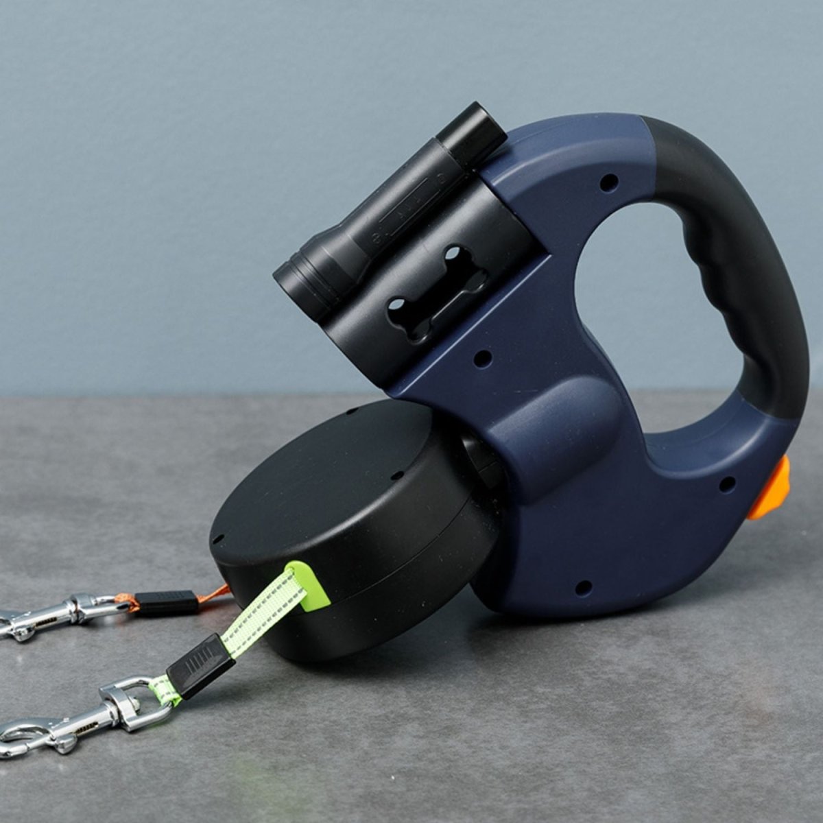 Dubbele Anti - Knoop Hondenriem voor Kleine Honden – Automatische Oprolbare 3m Riem - Hebbr