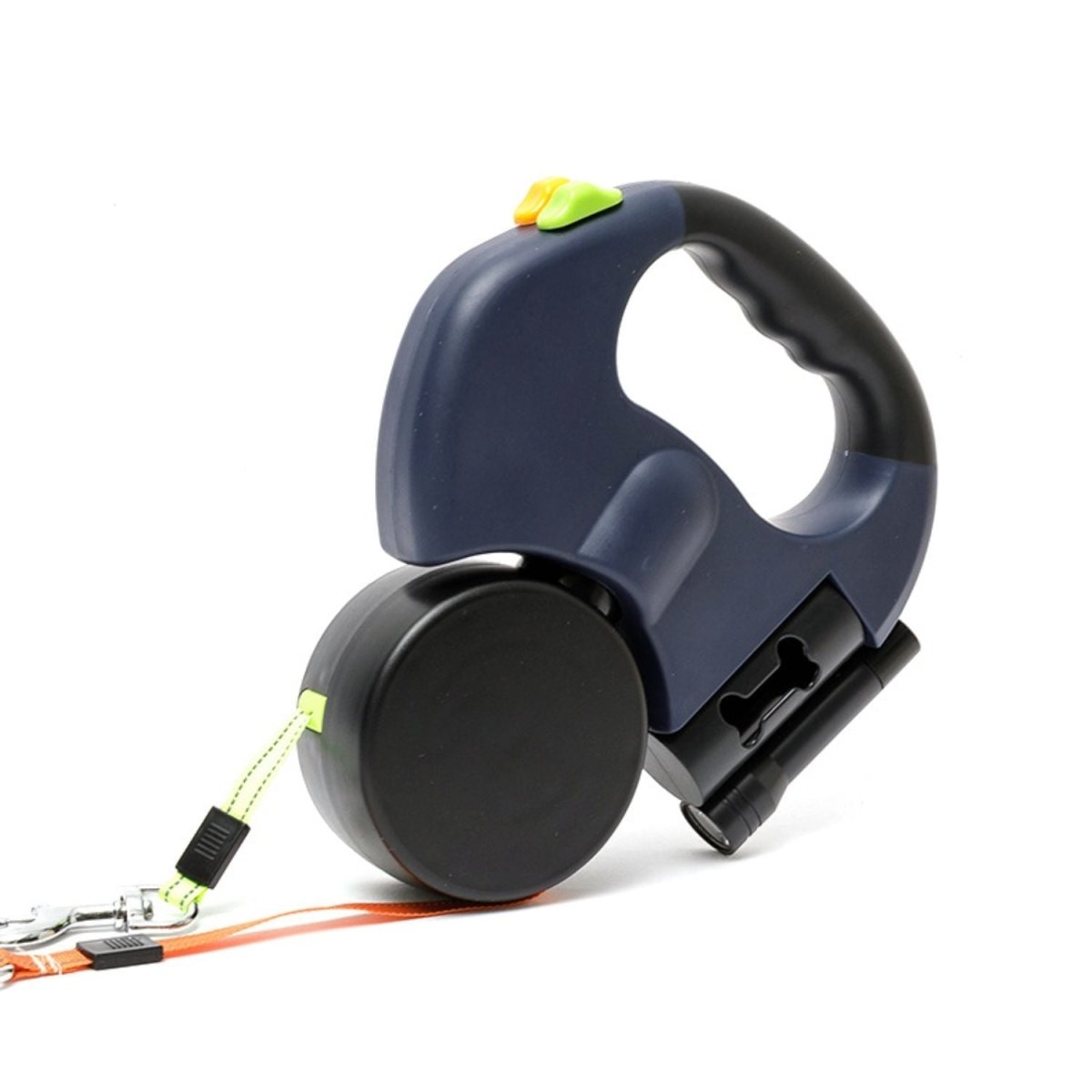 Dubbele Anti - Knoop Hondenriem voor Kleine Honden – Automatische Oprolbare 3m Riem - Hebbr