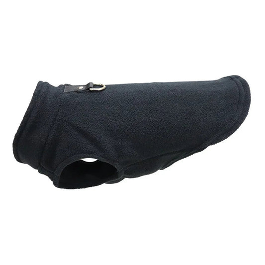 Franse Bulldog Vest L Fleece – Warm en Comfortabel voor Kleine Honden Blauw - Hebbr