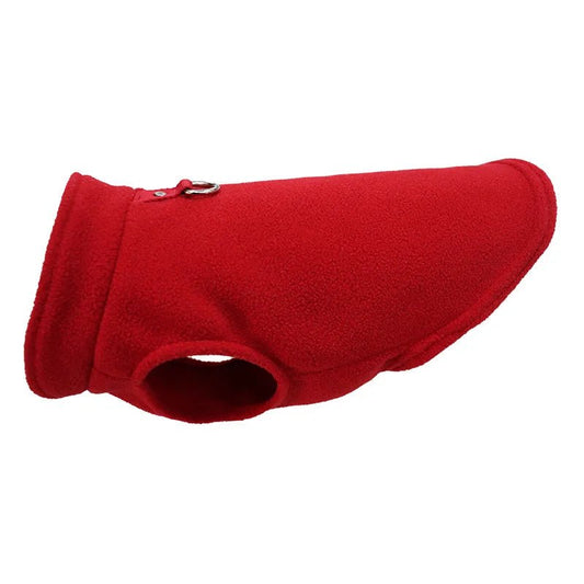 Franse Bulldog Vest L Fleece – Warm en Comfortabel voor Kleine Honden Blauw - Hebbr
