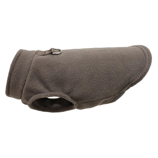 Franse Bulldog Vest L Fleece – Warm en Comfortabel voor Kleine Honden Blauw - Hebbr