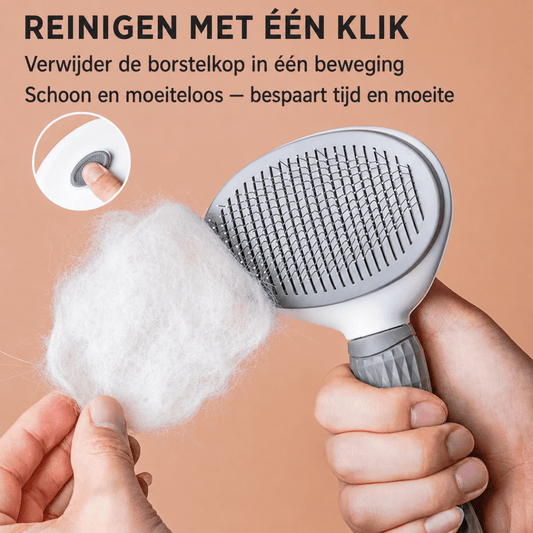 Haarborstel Massagefunctie - Hebbr