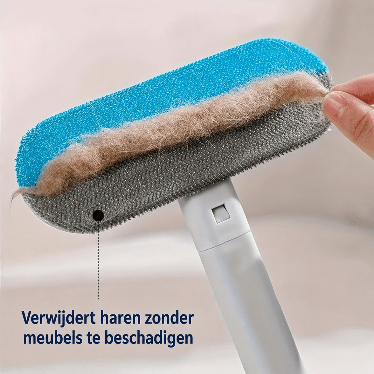Haarverwijderaar | Herbruikbare Fleece Borstel voor Meubels en Kleding - Hebbr