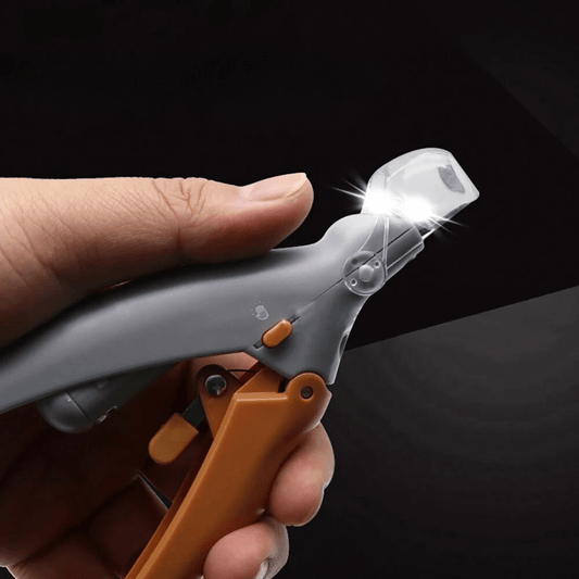 Hond en Kat LED Nagelknipper – Ergonomisch en Veilig Roestvrij Staal - Hebbr