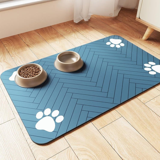 Honden Voedingsmat - Spatbestendig, Sneldrogend & Milieuvriendelijk Materiaal - Hebbr