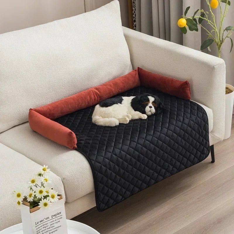 Hondenbankhoes met Nekkussen - Waterdichte Dierenmat voor Grote Honden en Katten met Antislip Onderkant - Hebbr