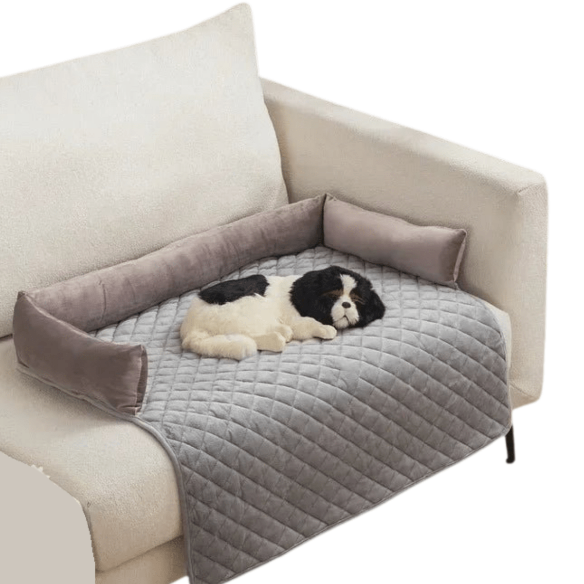 Hondenbankhoes met Nekkussen - Waterdichte Dierenmat voor Grote Honden en Katten met Antislip Onderkant - Hebbr