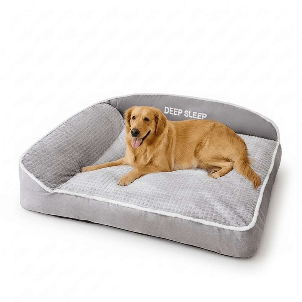 Hondenbed voor kerstman: kerstbank voor de winter, warm en Hondenbed voor kerstman: kerstbank voor de winter, warm en