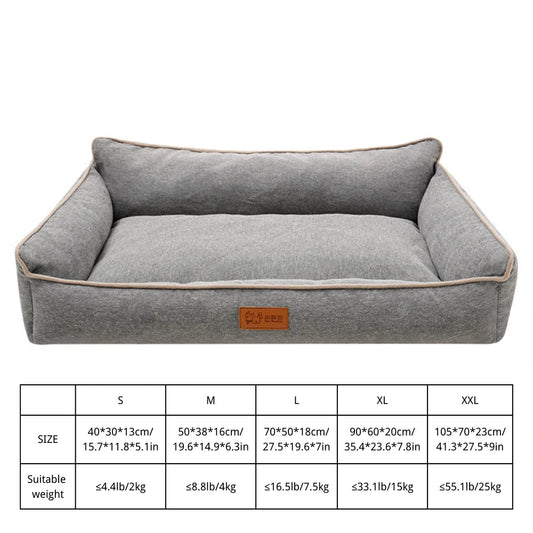 Hondenbed Middelgroot 80×60 cm Eierschuim – Waterdicht en Antislip Grijs - Hebbr
