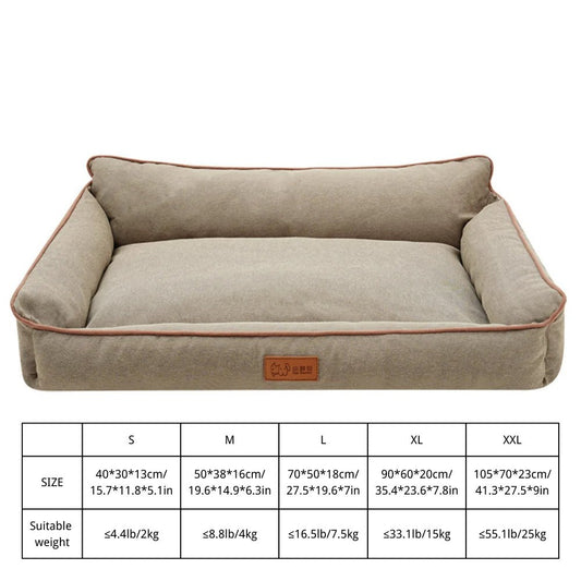 Hondenbed Middelgroot 80×60 cm Eierschuim – Waterdicht en Antislip Grijs - Hebbr