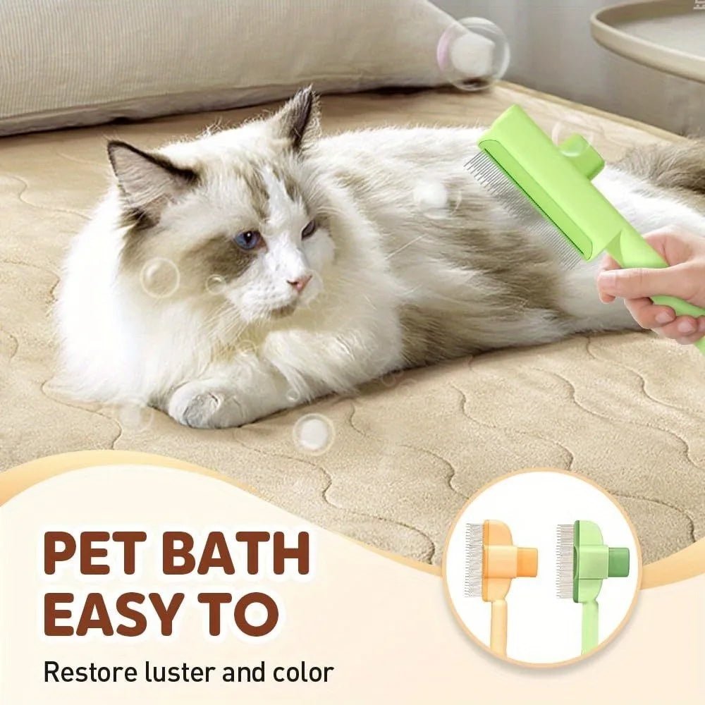 Hondenborstel voor Langharige Huisdieren - Ergonomische Borstel voor Honden en Katten - Hebbr