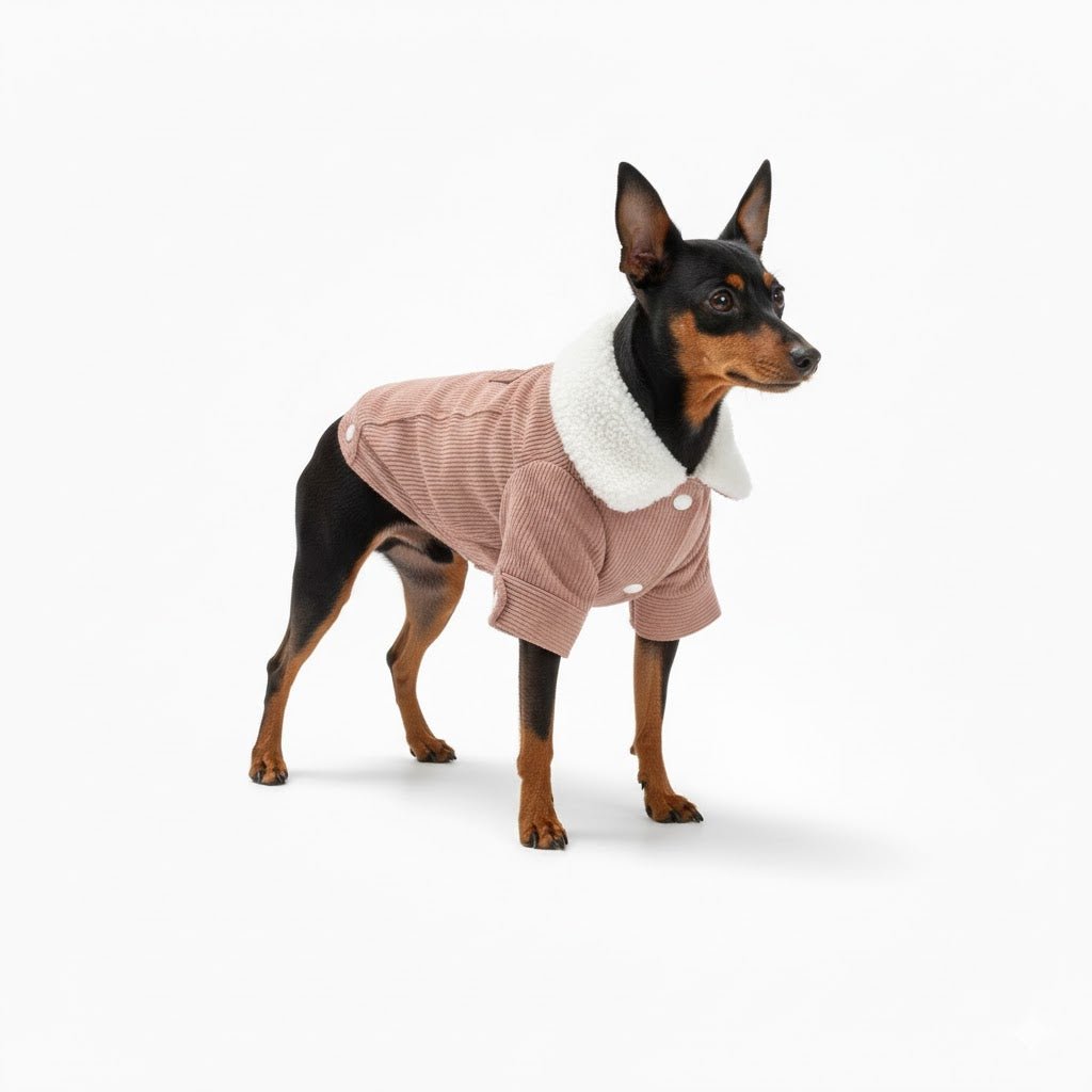Hondenjas Fleece M – Warm en Comfortabel voor Kleine Honden Grijs - Hebbr