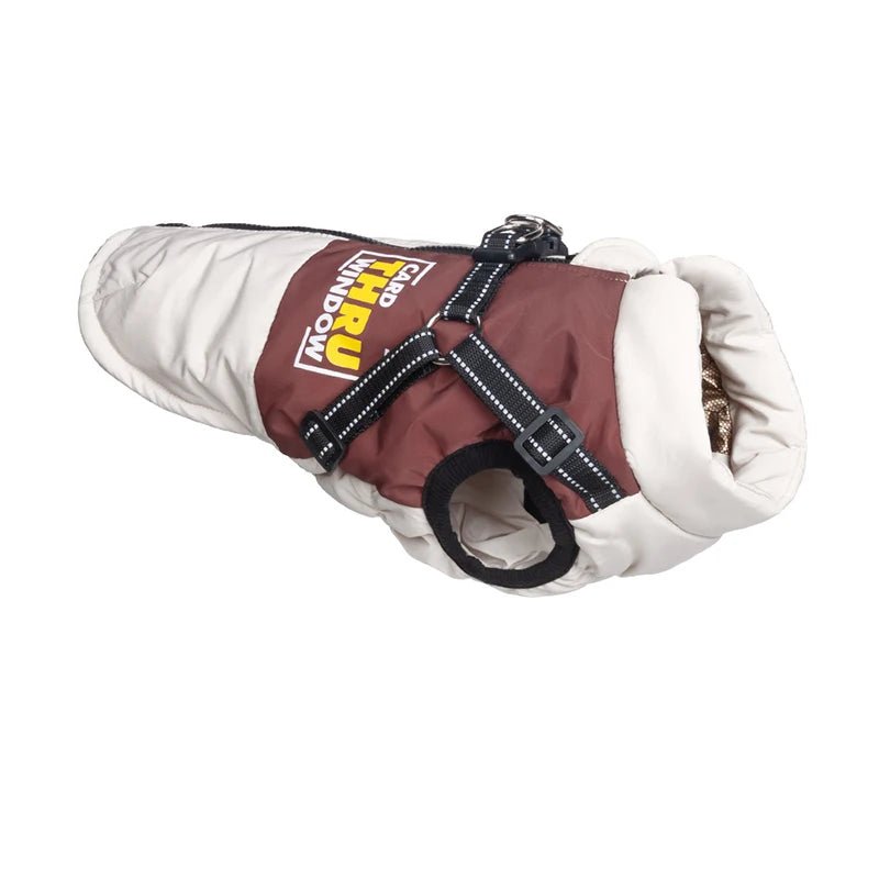 Hondenjas voor Grote Hond – Waterdicht, Winddicht Katoen met Reflecterende Streep - Hebbr