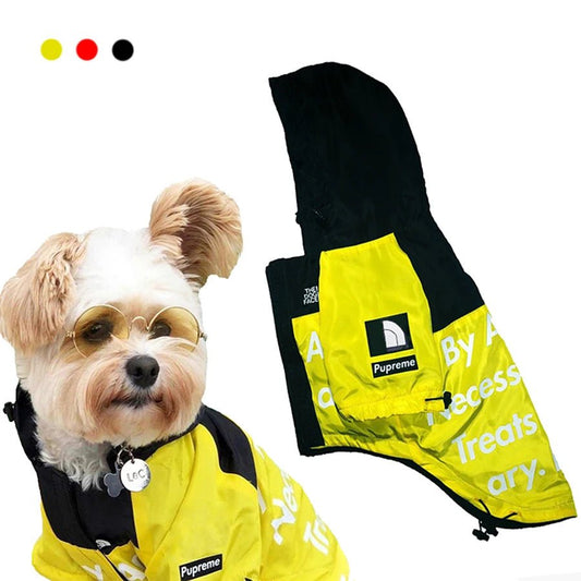 Hondenjas Waterdicht met Capuchon – Reflecterend voor Kleine tot Grote Honden - Hebbr