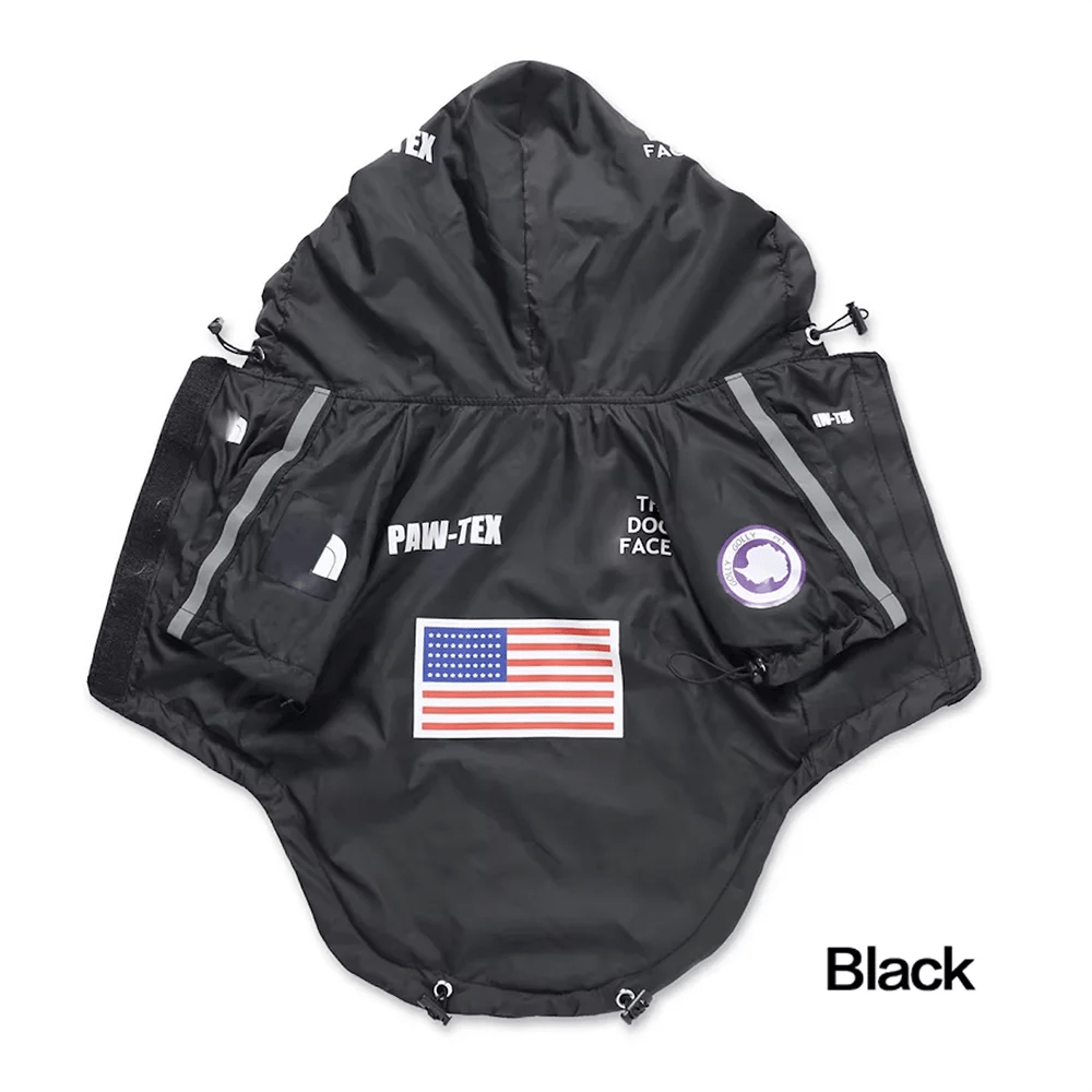 Hondenjas Waterdicht met Capuchon – Reflecterend voor Kleine tot Grote Honden - Hebbr