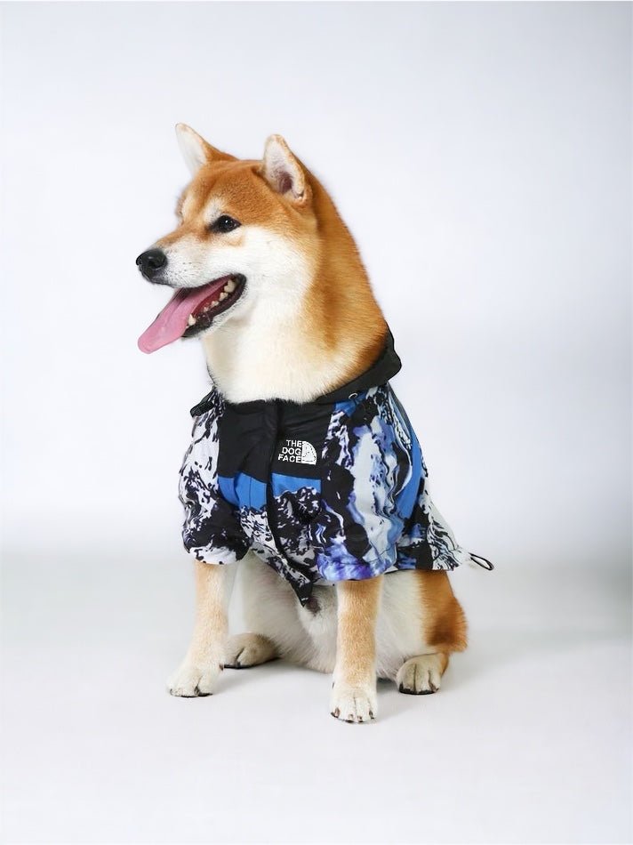 Hondenjas Zwart – Waterdichte Regenjas voor Honden met Harnasgat - Hebbr