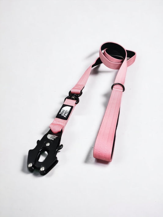Hondenlijn 1,5 m Nylon – Comfortabele Grip en Wartel Roze - Hebbr
