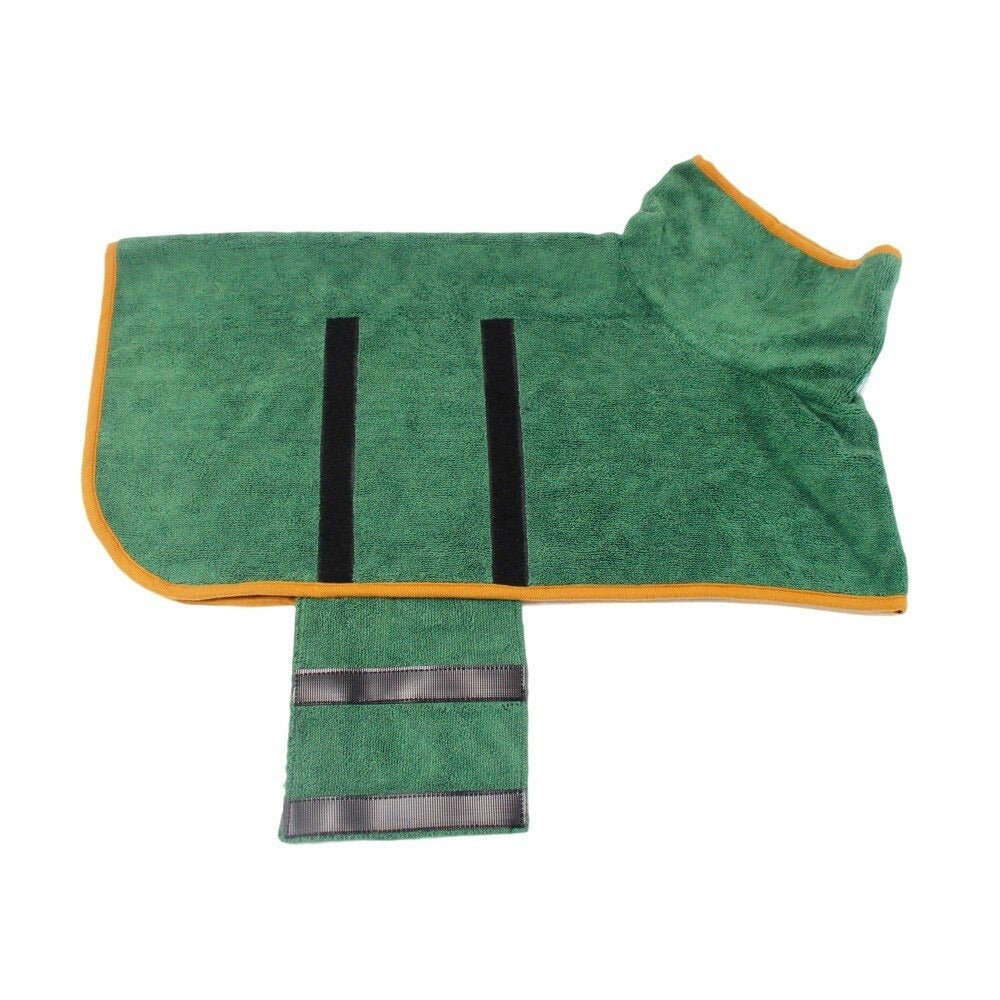 Hondenmantel, Superabsorberend en Wasmachinebestendig, Geschikt voor Alle Rassen - Comfortabele Badjas in Diverse Kleuren - Hebbr