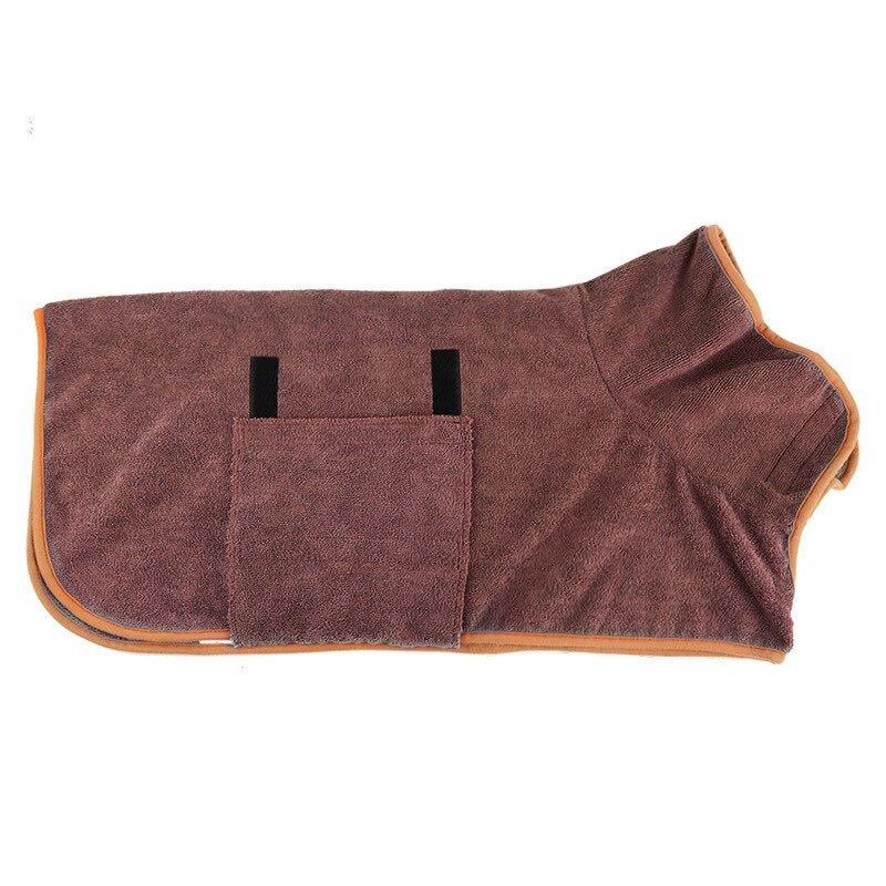 Hondenmantel, Superabsorberend en Wasmachinebestendig, Geschikt voor Alle Rassen - Comfortabele Badjas in Diverse Kleuren - Hebbr