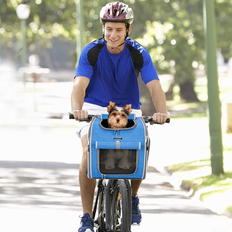 Hondenrugzak en fietstas voor huisdieren - Comfortabel en veelzijdig ontwerp - Hebbr