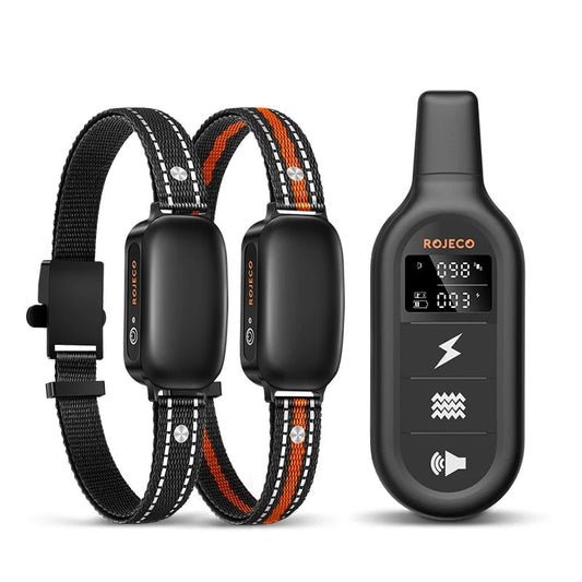 Hondentrainingshalsband 1000 m Waterdicht – Effectieve Training 4–55 kg - Hebbr