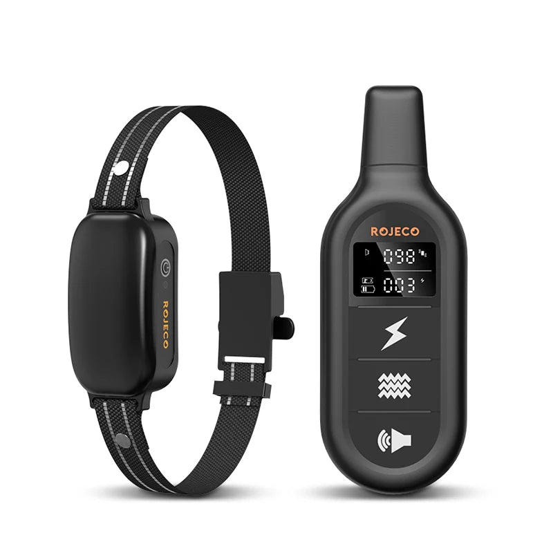 Hondentrainingshalsband 1000 m Waterdicht – Effectieve Training 4–55 kg - Hebbr