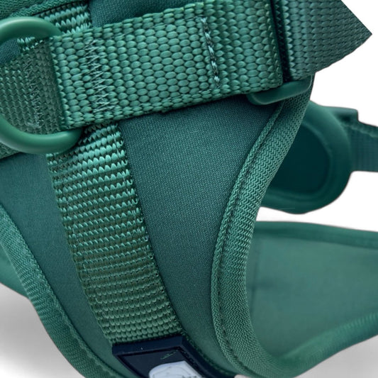 Hondentuig S/M/L Oranje – Verstelbaar Nylon met Reflectie en Gewatteerd Comfort - Hebbr