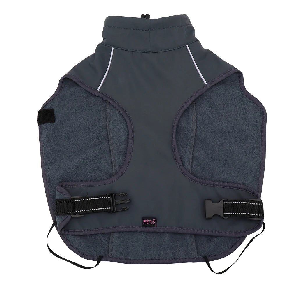 Hondenvest M Waterdicht Polyester – Warm en Reflecterend Oranje - Hebbr