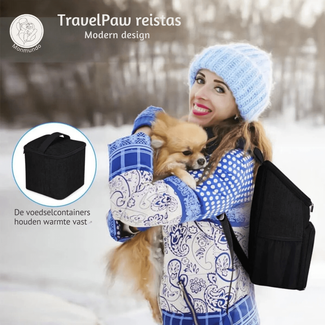 Hondereistas voor Zorgeloos Reizen met je Hond – Waterdicht, Ruime Opbergruimte & Eetmatje - Hebbr