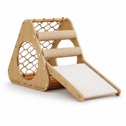 Houten Kattenklimrek - Hebbr