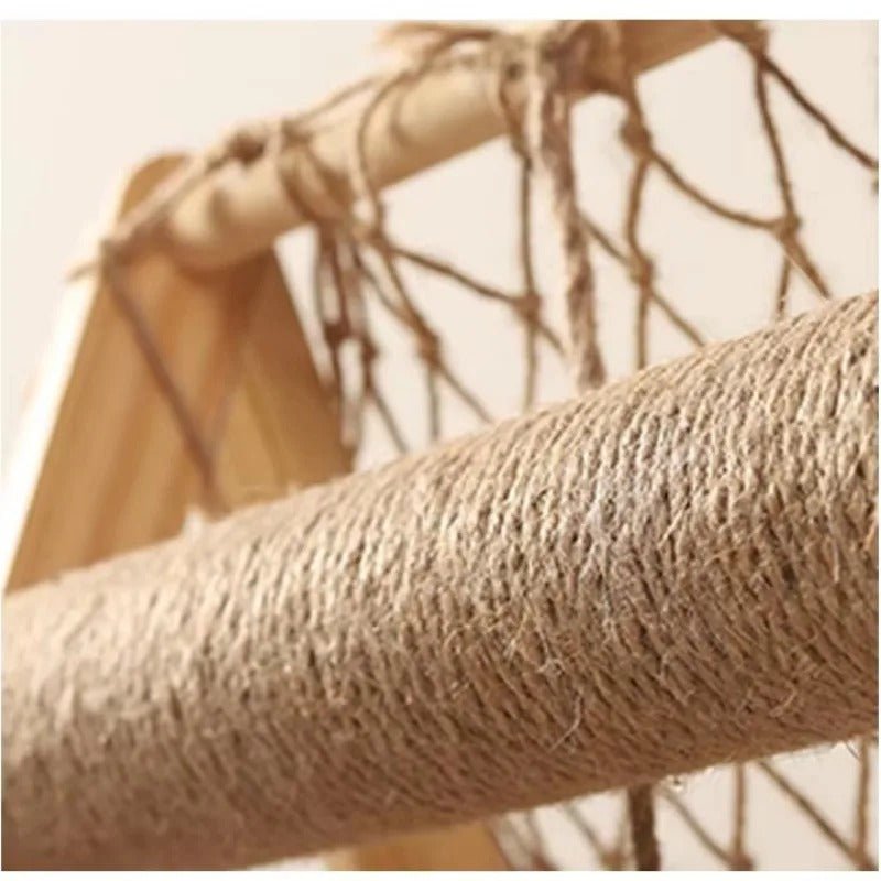 Houten Klimtoren voor Katten - Duurzaam, Multifunctioneel & Slijtvast - Hebbr