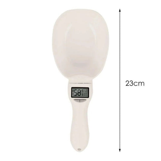 Huisdieren Voedselweegschaal 800 g – Elektronisch met LCD Display Wit - Hebbr