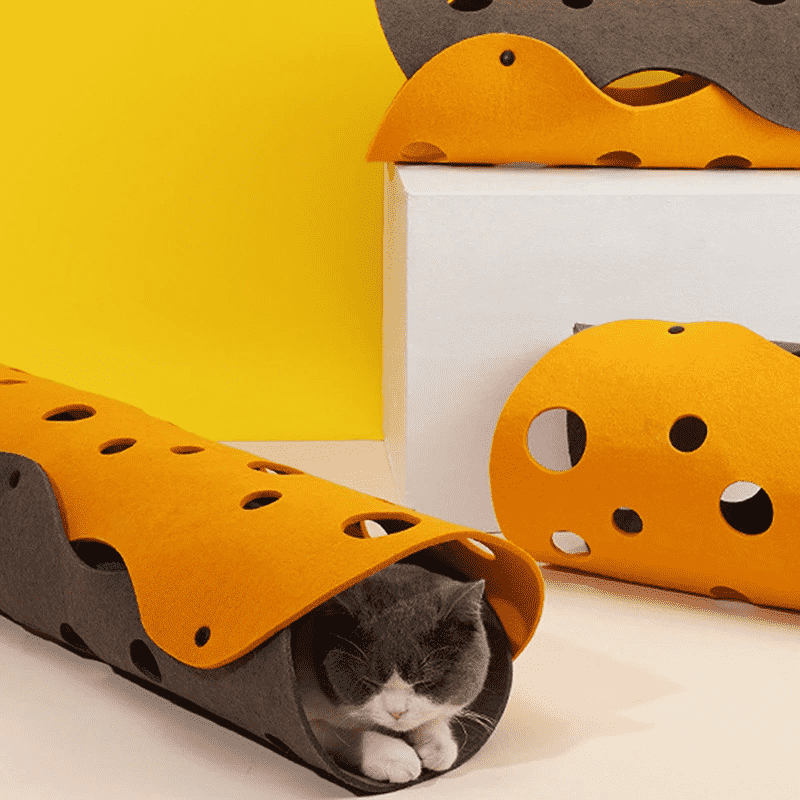 Interactief Kattenspeelgoed Muck - Stimuleert Jachtinstincten en Vermindert Verveling voor Katten - Hebbr